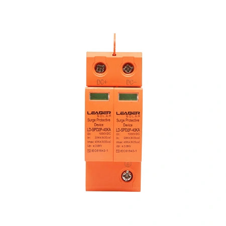 Descarcator 2 poli curent continuu LEADER DC 600VDC, 40KA