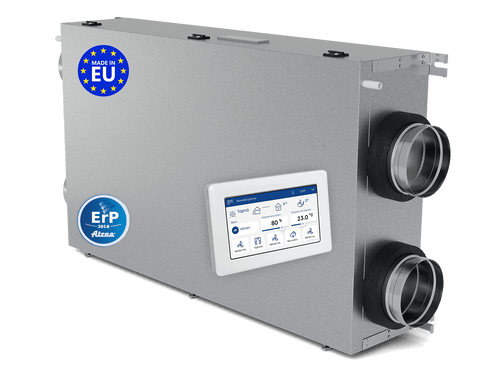 Centrală ventilație cu recuperare căldură, centralizat, DUPLEX 200 Easy2, cu sistem de control aMotion