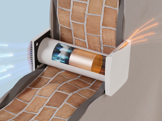 Unitate compactă de ventilare cu recuperare de căldură pentru o cameră KERS +100