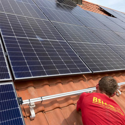 Profil aluminiu tip H 40x40 mm 3600 mm, suport montaj panouri solare fotovoltaice