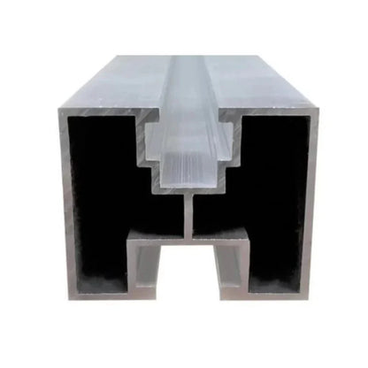 Profil aluminiu tip H 40x40 mm 3600 mm, suport montaj panouri solare fotovoltaice