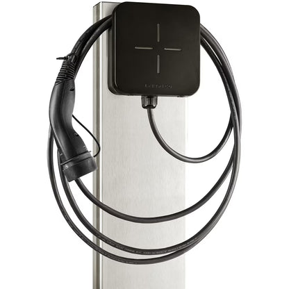 Statie incarcare masini electrice LEKTRI.CO Tri Safe EM, trifazat 22kW, monofazat 7.4kW, 32A, Type 2, cablu 5m, Wi-Fi, negru