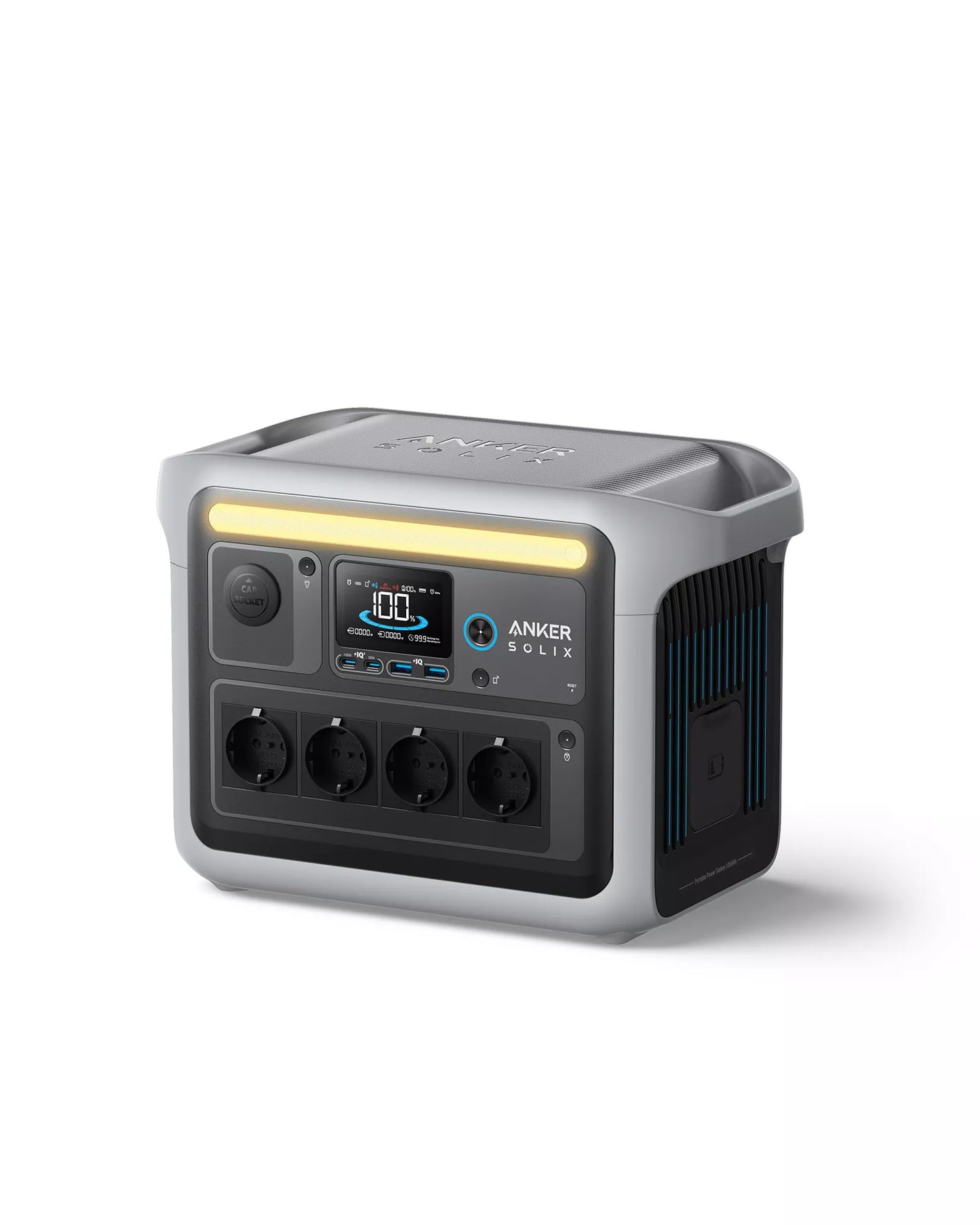 Statie de alimentare portabila Anker Solix C1000X, 1056Wh, LiFeP04, 1800W, pentru case, camping, autorulote